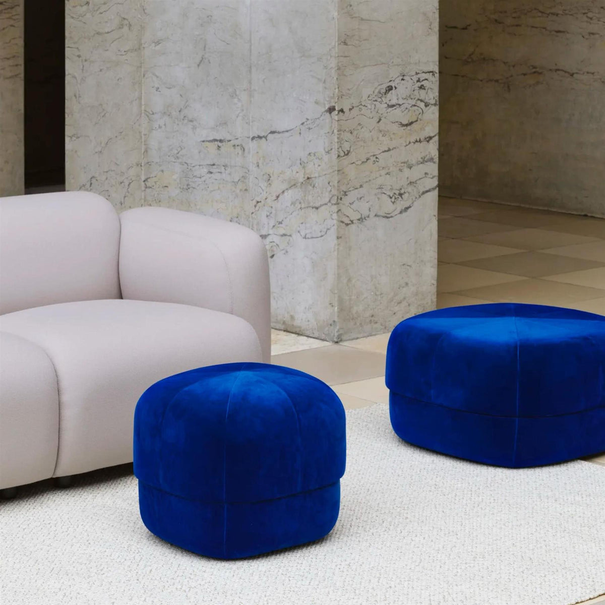 Normann Copenhagen Circus Velour Pouf