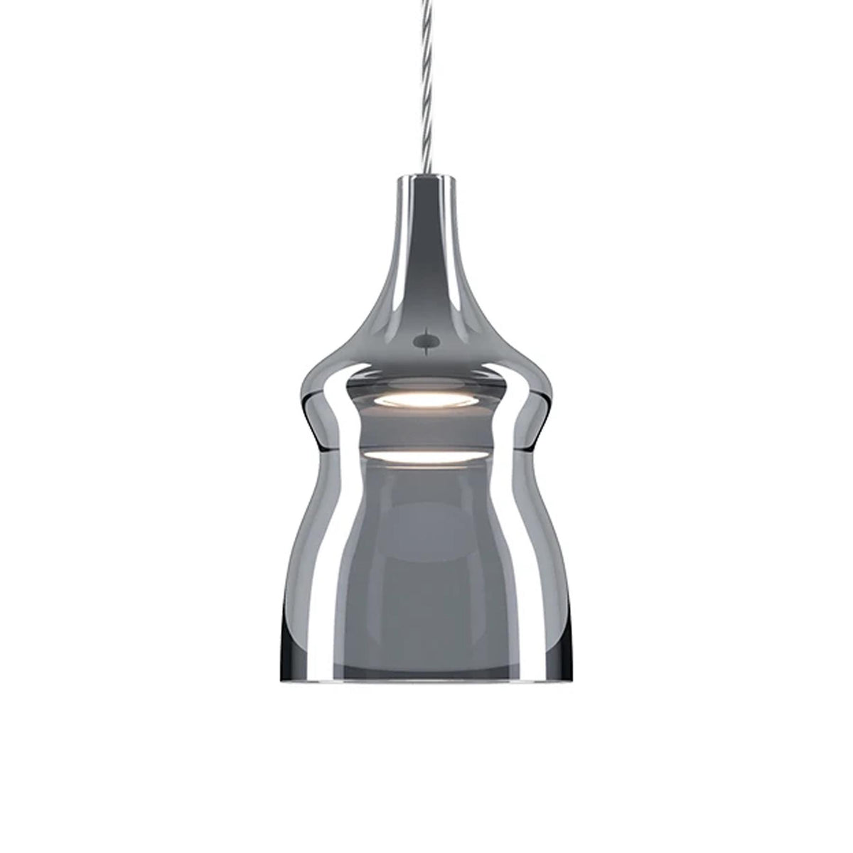 Ex-Display Nostalgia Pendant Light - single - Small - Chrome, No Ceiling Rose