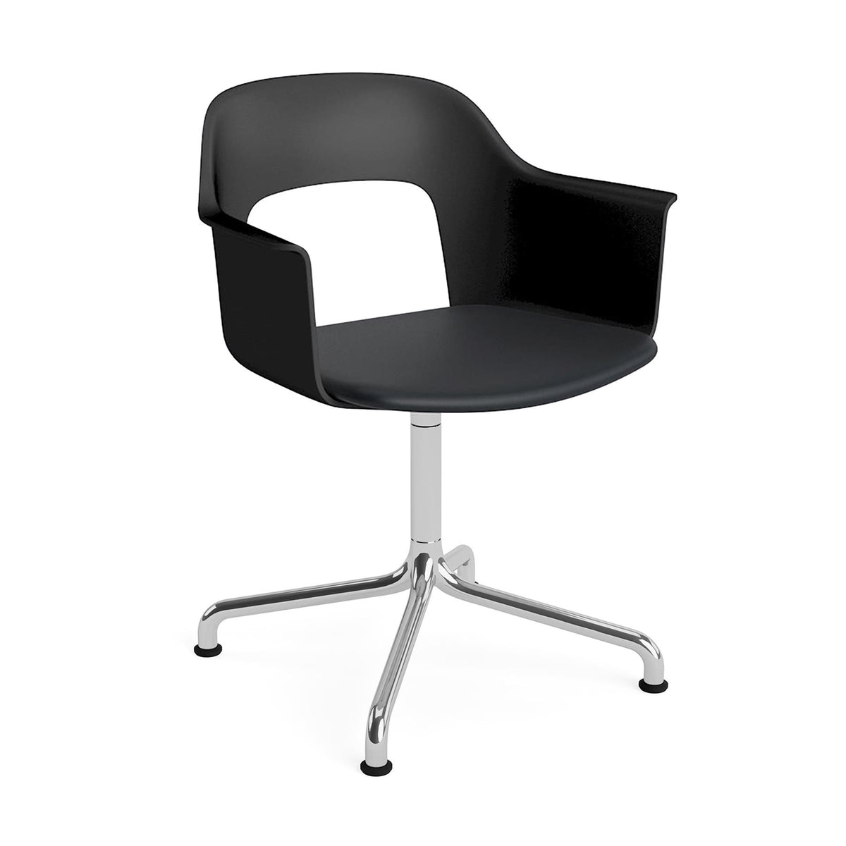 HAY Layout Armchair 253 with 4 Star Swivel Arc Base