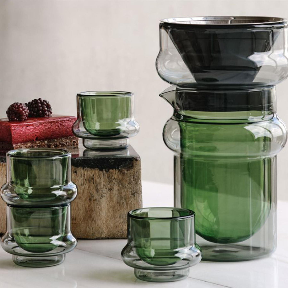 Outlet Tom Dixon Bump Carafe and Filter Set
