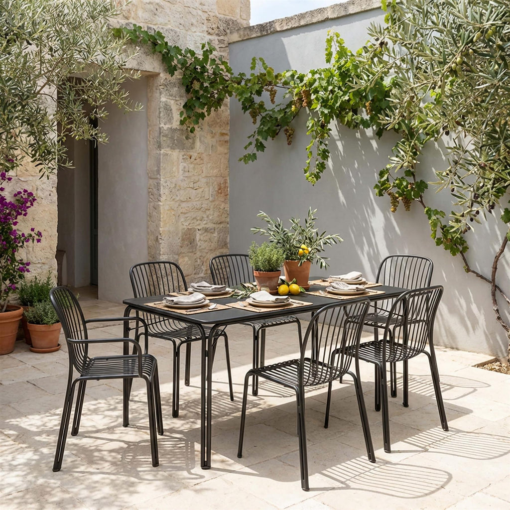 &Tradition Thorvald Garden Dining Set - Large - Curated by Holloways of Ludlow