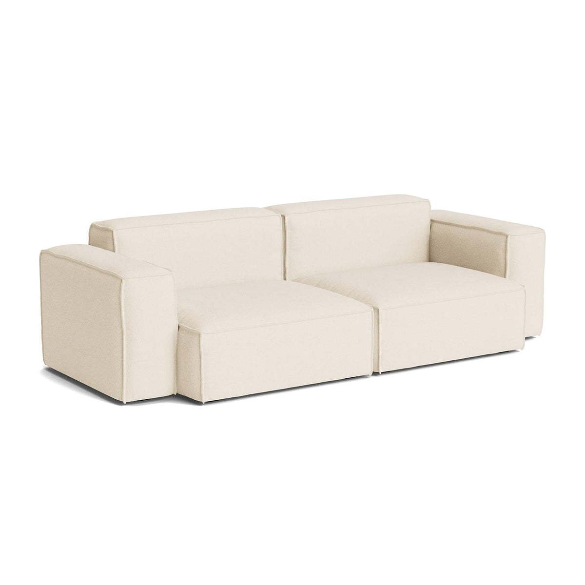 HAY Mags Soft 2+ Seater Sofa Low Armrest with Removable Cover Combination 1