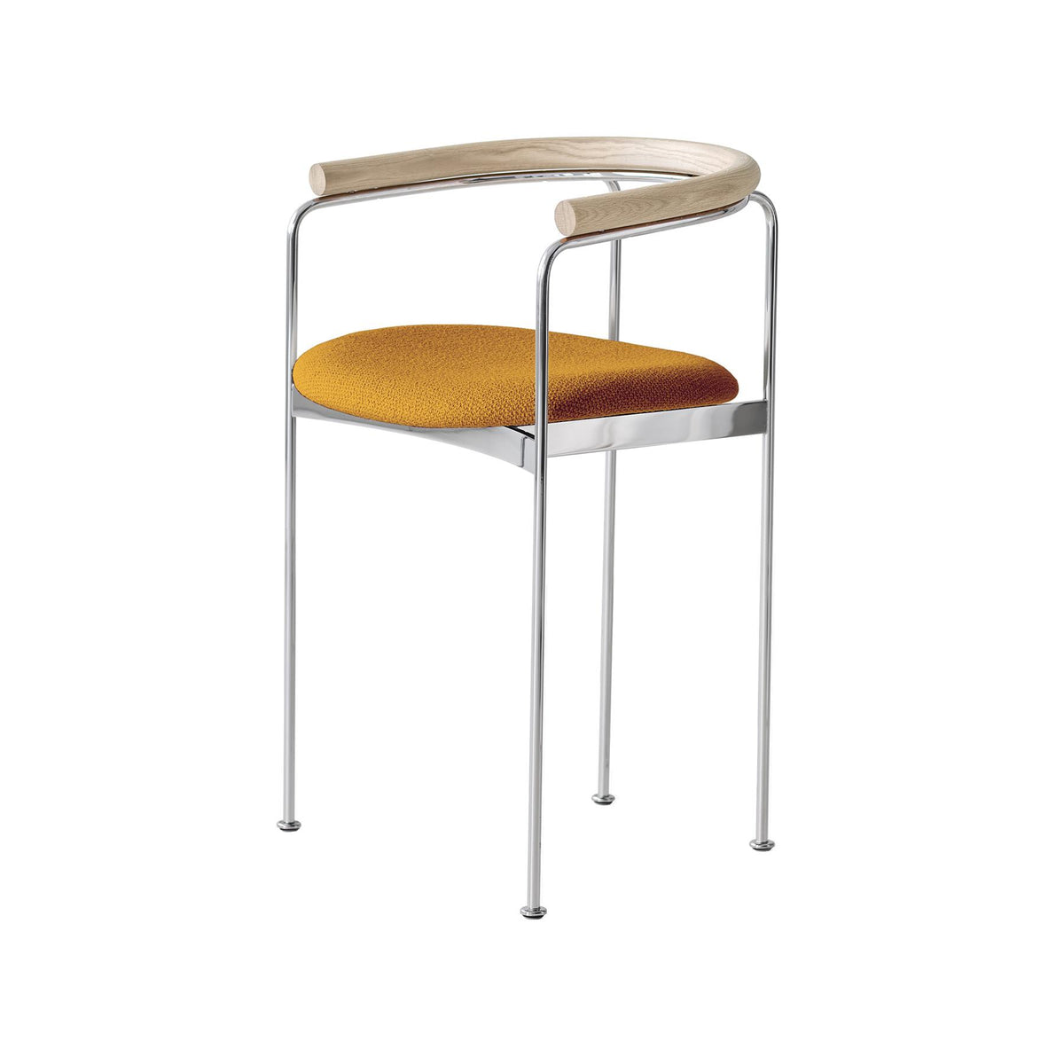 DK3 Baia Counter Stool with Wooden Back