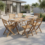 Fritz Hansen Selandia Garden Dining Set - Large - Curated by Holloways of Ludlow
