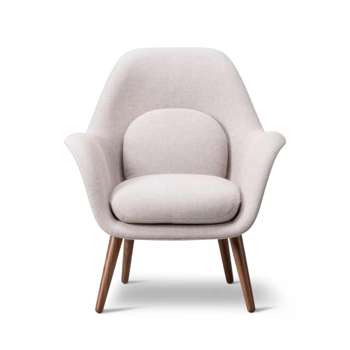 Fredericia Swoon Lounge Petit Wood Base Chair
