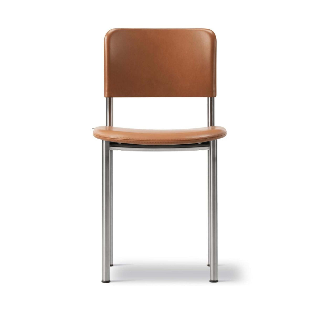 Fredericia Plan Dining Chair with Metal Legs, Fully Upholstered