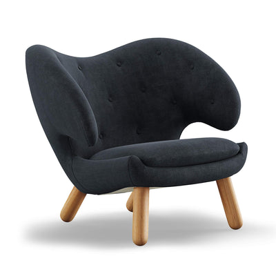 Finn Juhl The Pelican Chair in Dark Oiled Oak
