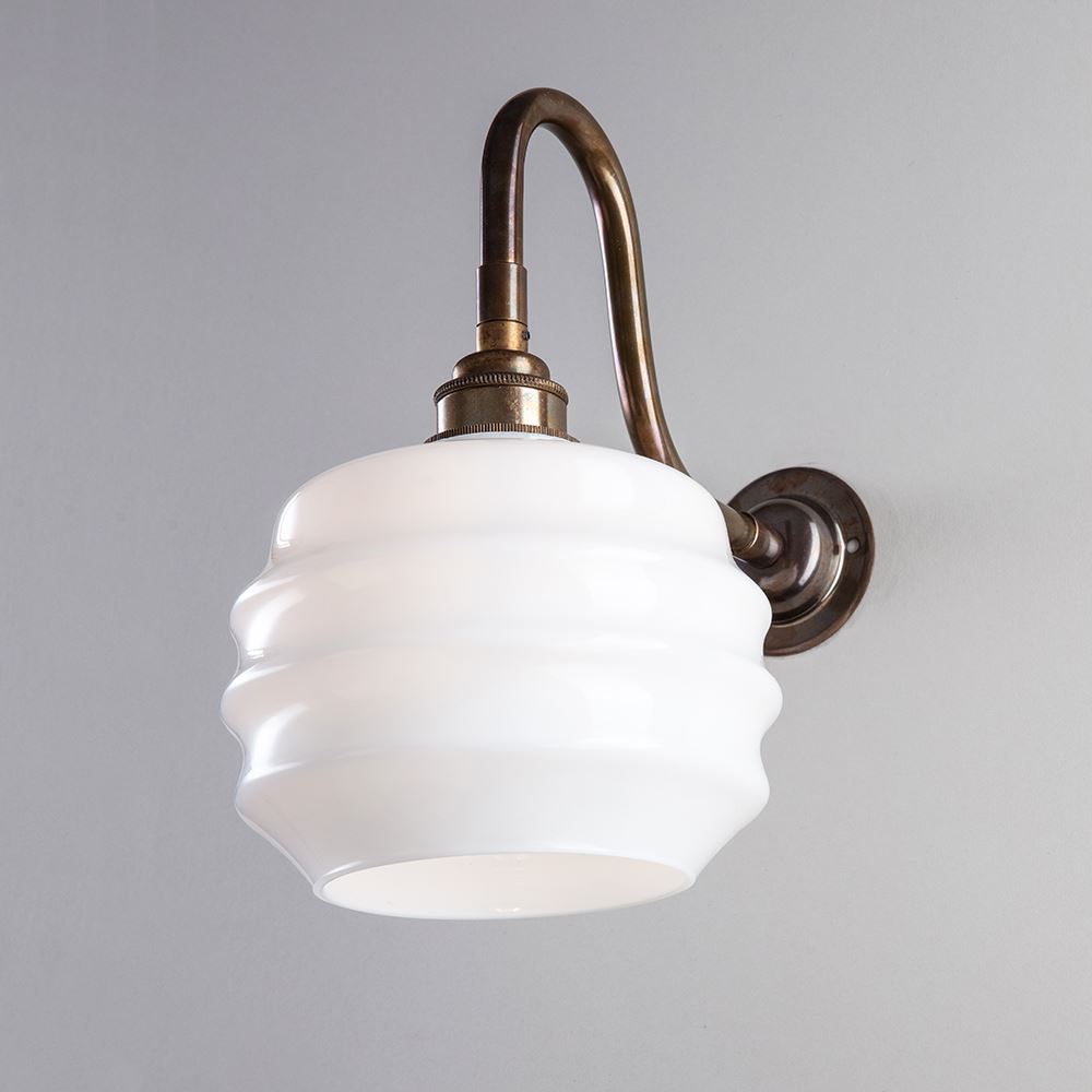 Old School Electric Deco Wall Light : Swan Arm