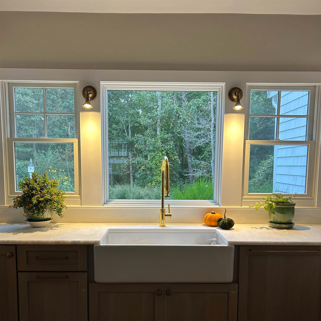 Mullan Lighting Accra Traditional Small Brass Spotlight
