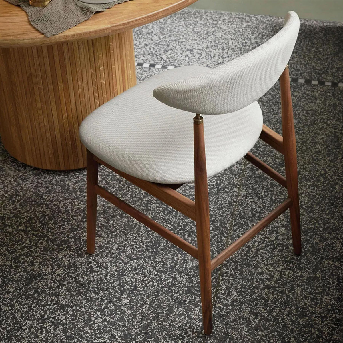 GUBI Gent Dining Chair, Fully Upholstered