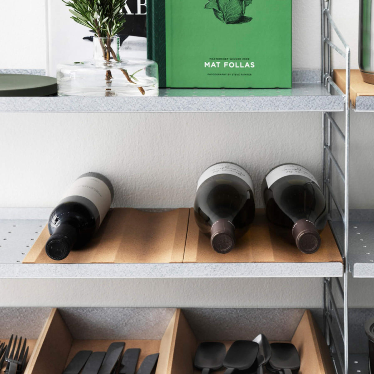 String Furniture Cork Bottle Tray