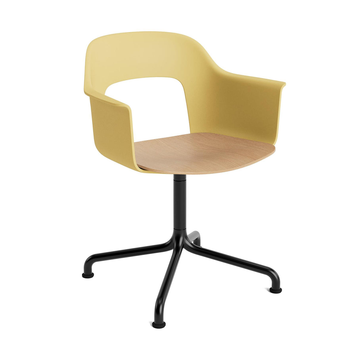 HAY Layout Armchair 252 with 4 Star Swivel Arc Base