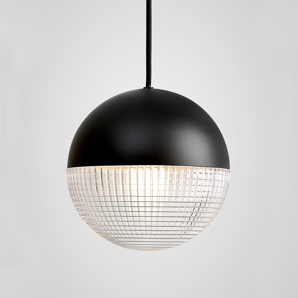 Outlet Lee Broom Lens Flair Pendant Light - Small, Matt Black