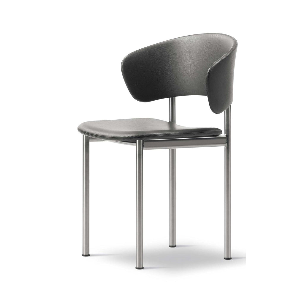 Fredericia Plan Armchair with Metal Legs, Fully Upholstered