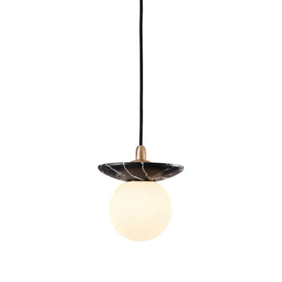 J. Adams Orbit Stone Pendant Light