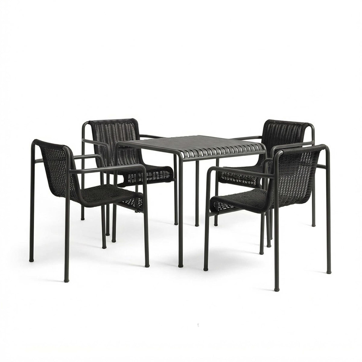 HAY Palissade Cord Garden Dining Set - Small - Curated by Holloways of Ludlow
