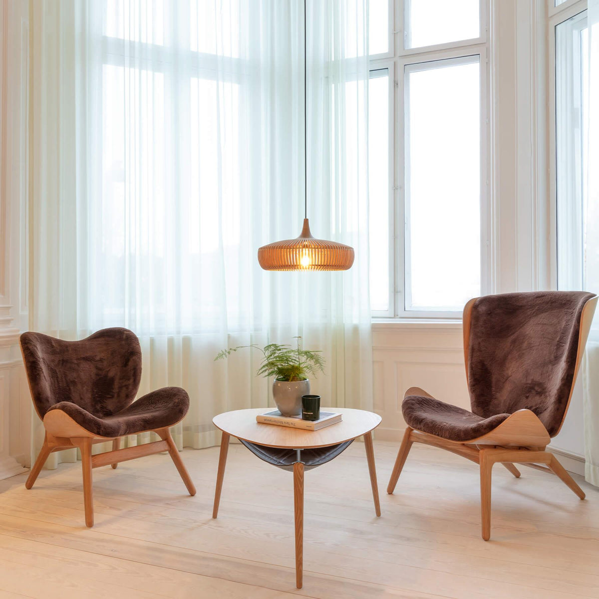 Umage Clava Dine Wood Pendant Light