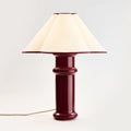 Tala Heath Table Lamp In Port Red