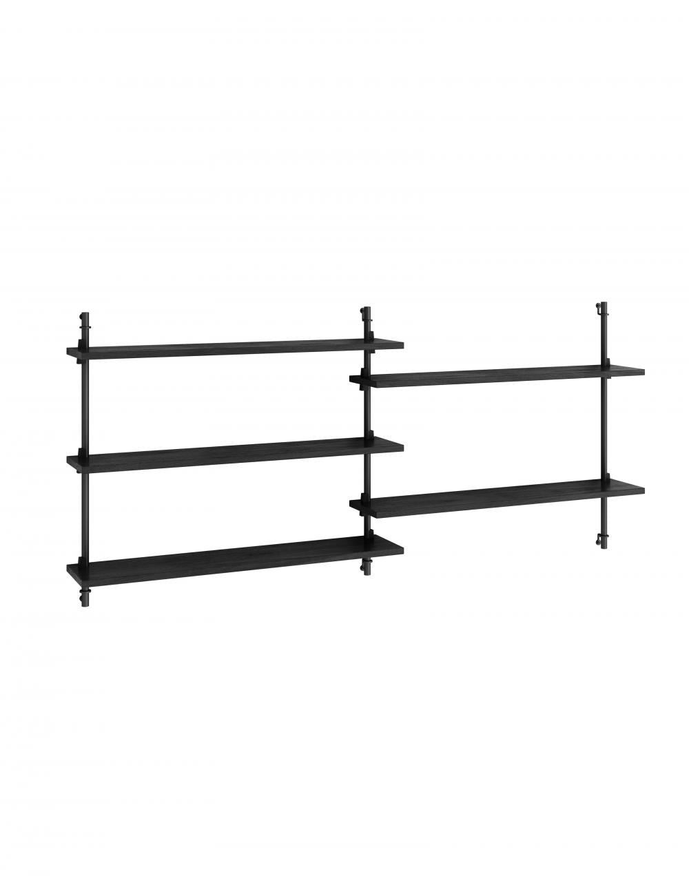 MOEBE Wall Shelving Set Double