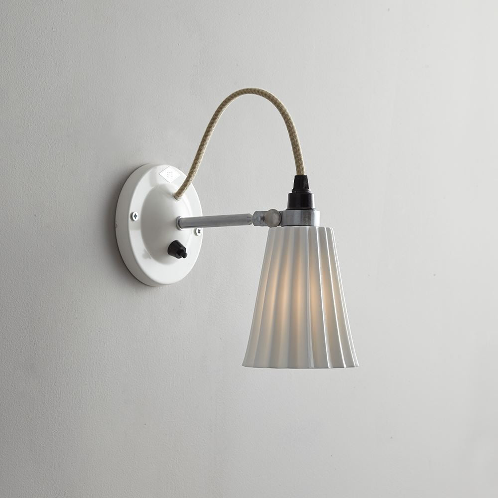 Original BTC Hector Pleat Wall Light