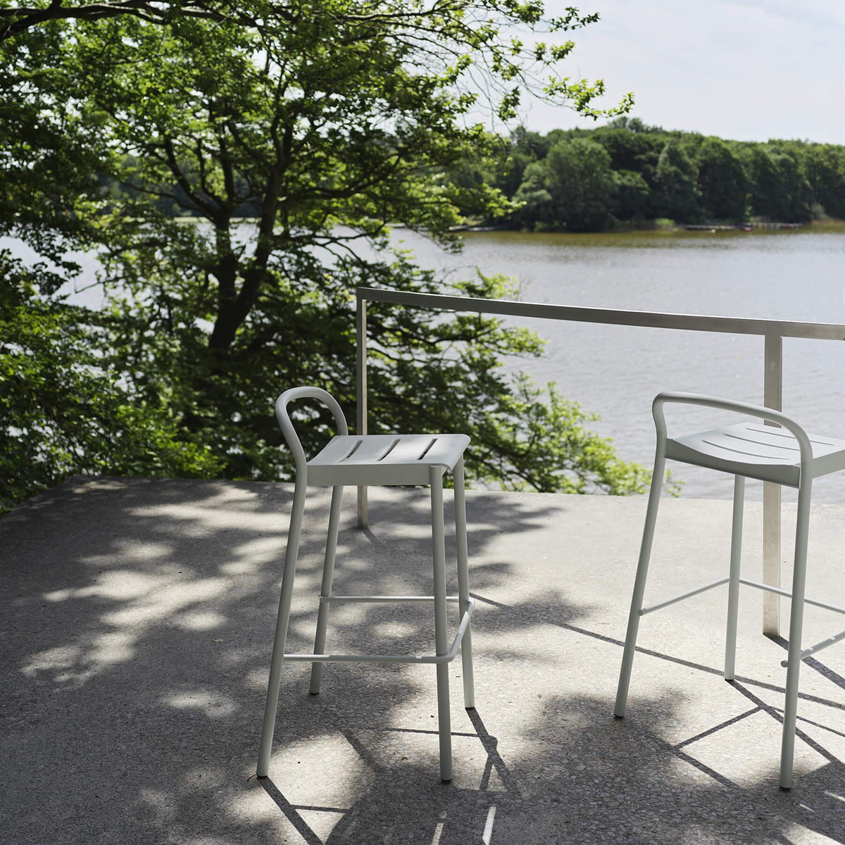 Muuto Linear Steel Breakfast Bar Stool