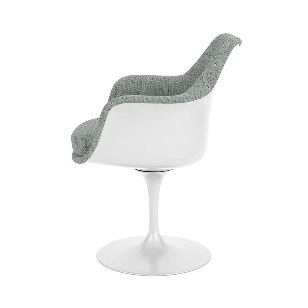 Knoll Saarinen Tulip Dining Armchair - Upholstered Inner Shell
