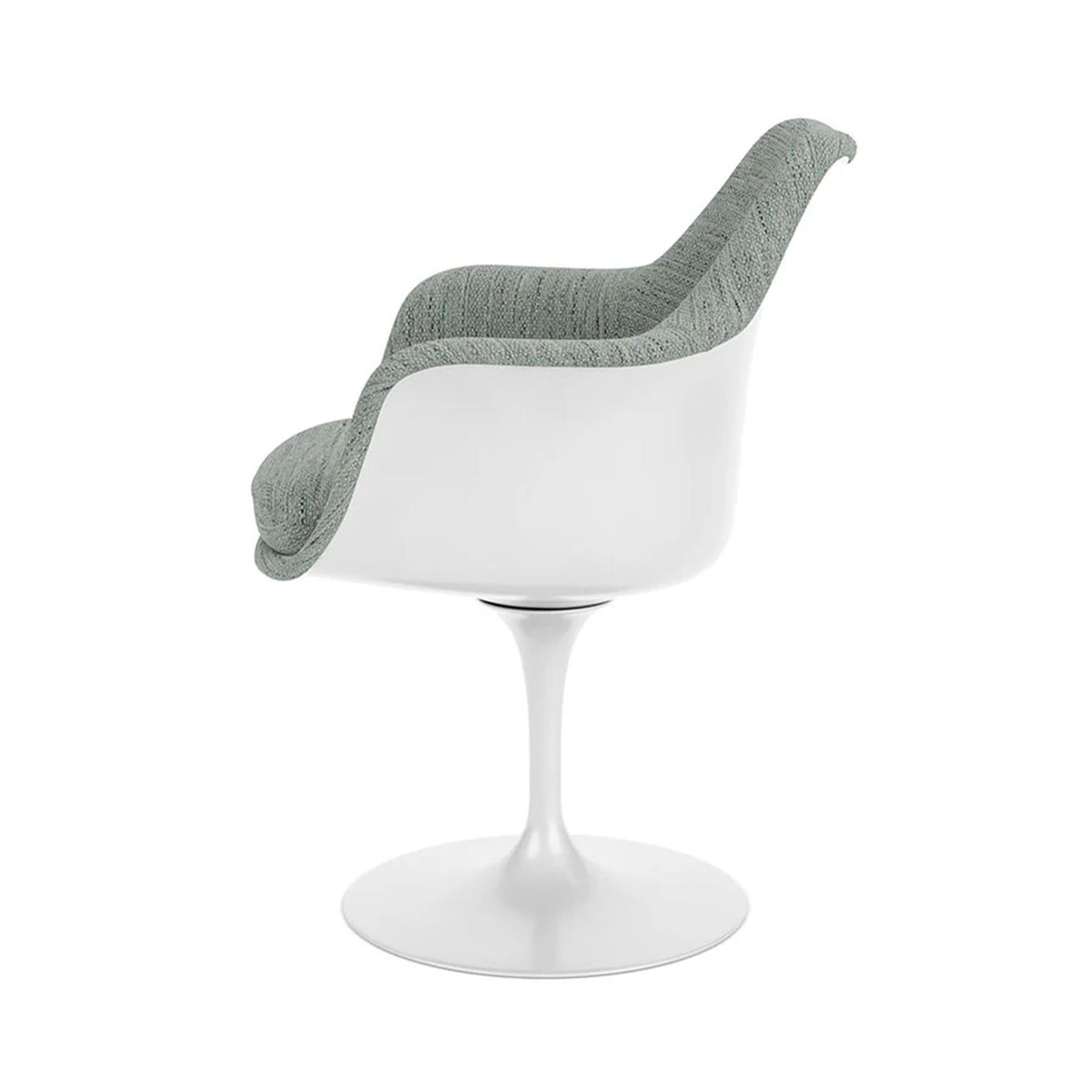 Knoll Saarinen Tulip Dining Armchair - Upholstered Inner Shell