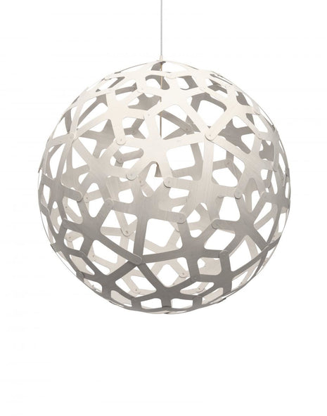Outlet David Trubridge Coral Pendant Light Coloured - 2 Sides - Large, White