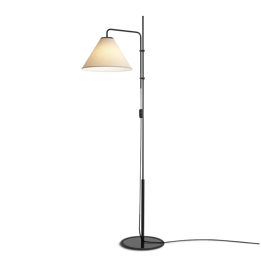 Marset Funiculi Floor Light with Fabric Shade