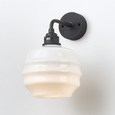 Old School Electric Deco Wall Light : Right Angled : Bathroom Version