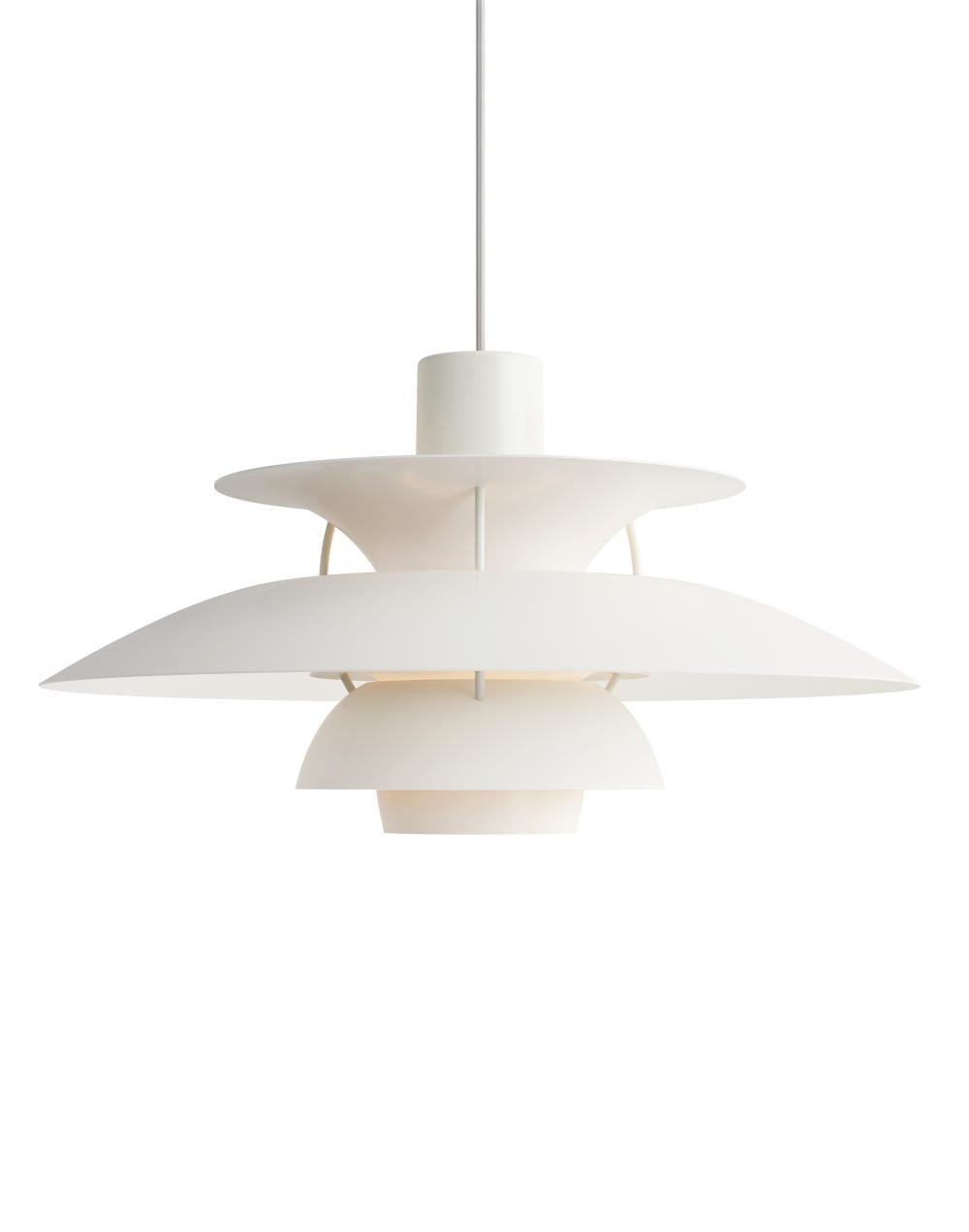 Louis Poulsen PH 5 500 Monochrome Pendant Light