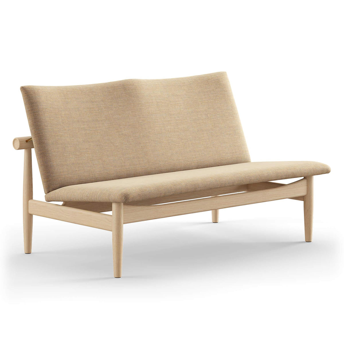 Finn Juhl The Japan 2 Seater Sofa in Clear Oiled Oak
