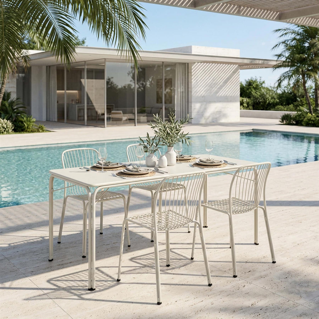 &Tradition Thorvald Garden Dining Set - Medium - Curated by Holloways of Ludlow