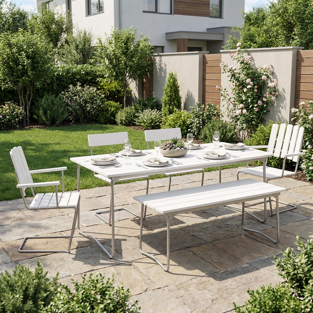 Grythyttan Stålmöbler Patio Set - Curated by Holloways of Ludlow