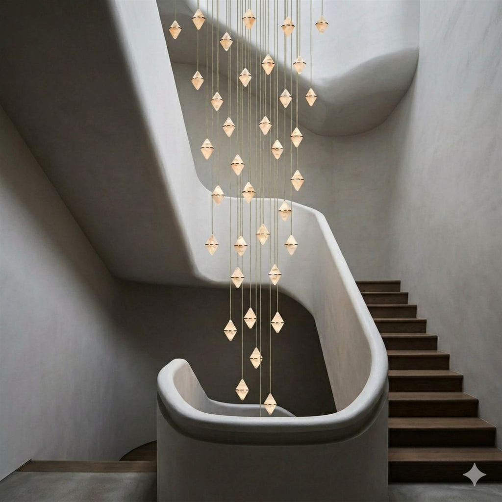Marc Wood Gem Conical Cluster Pendant Light