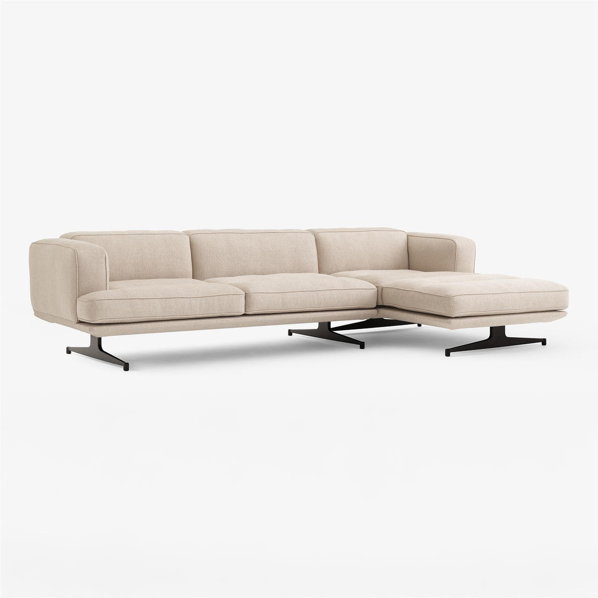 &Tradition AV42 Inland 3+ Seater Sofa with Chaise Longue