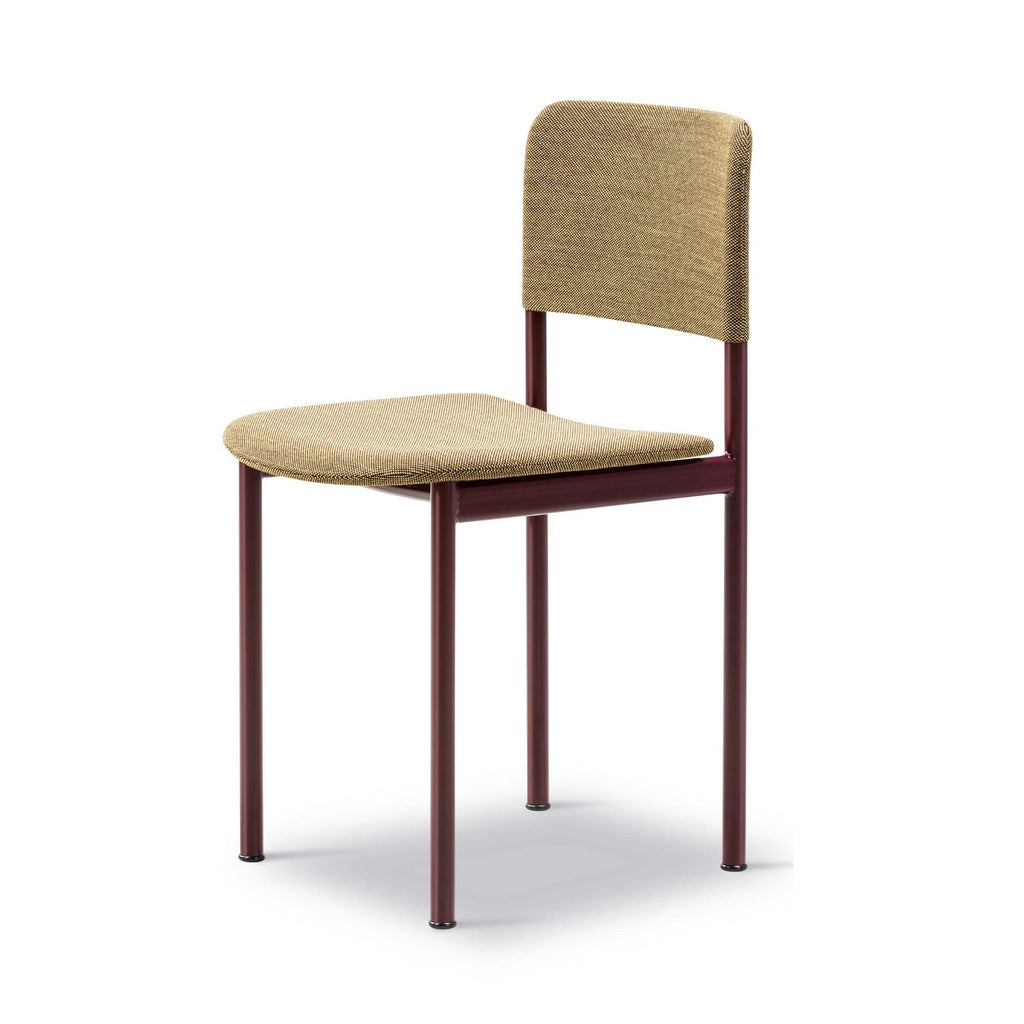 Fredericia Plan Dining Chair with Metal Legs, Fully Upholstered