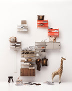 String Furniture String Pocket Shelving - Metal