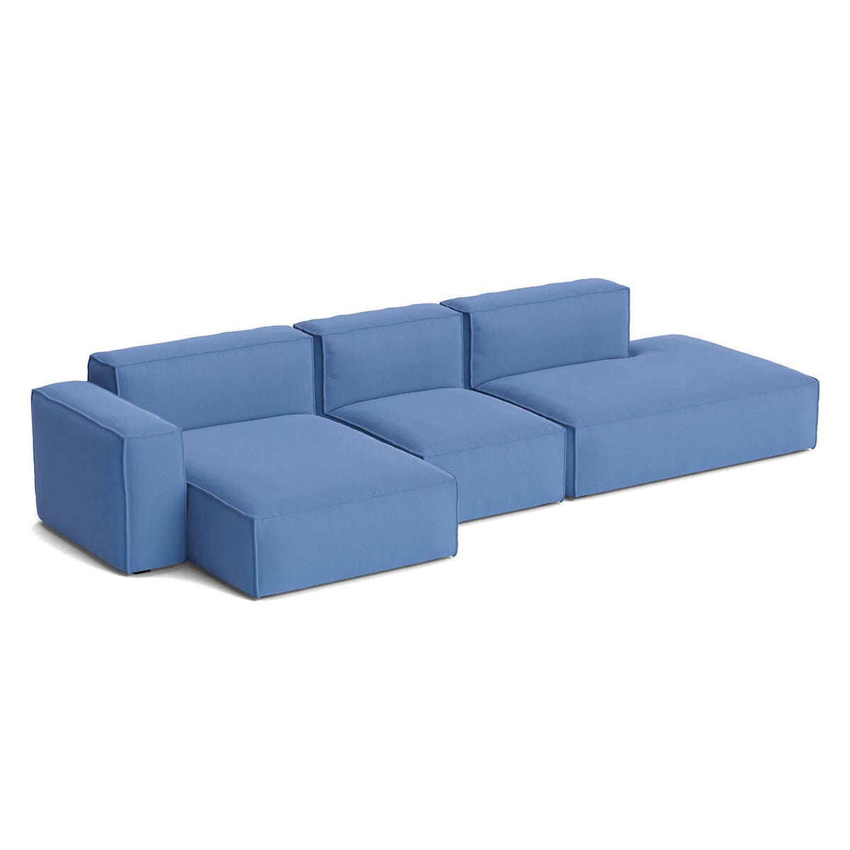 HAY Mags Soft 3+ Seater Sofa Low Armrest with Removable Cover Combination 4 Left