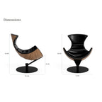 Bruunmunch Lobster Fully Upholstered Chair and Ottoman