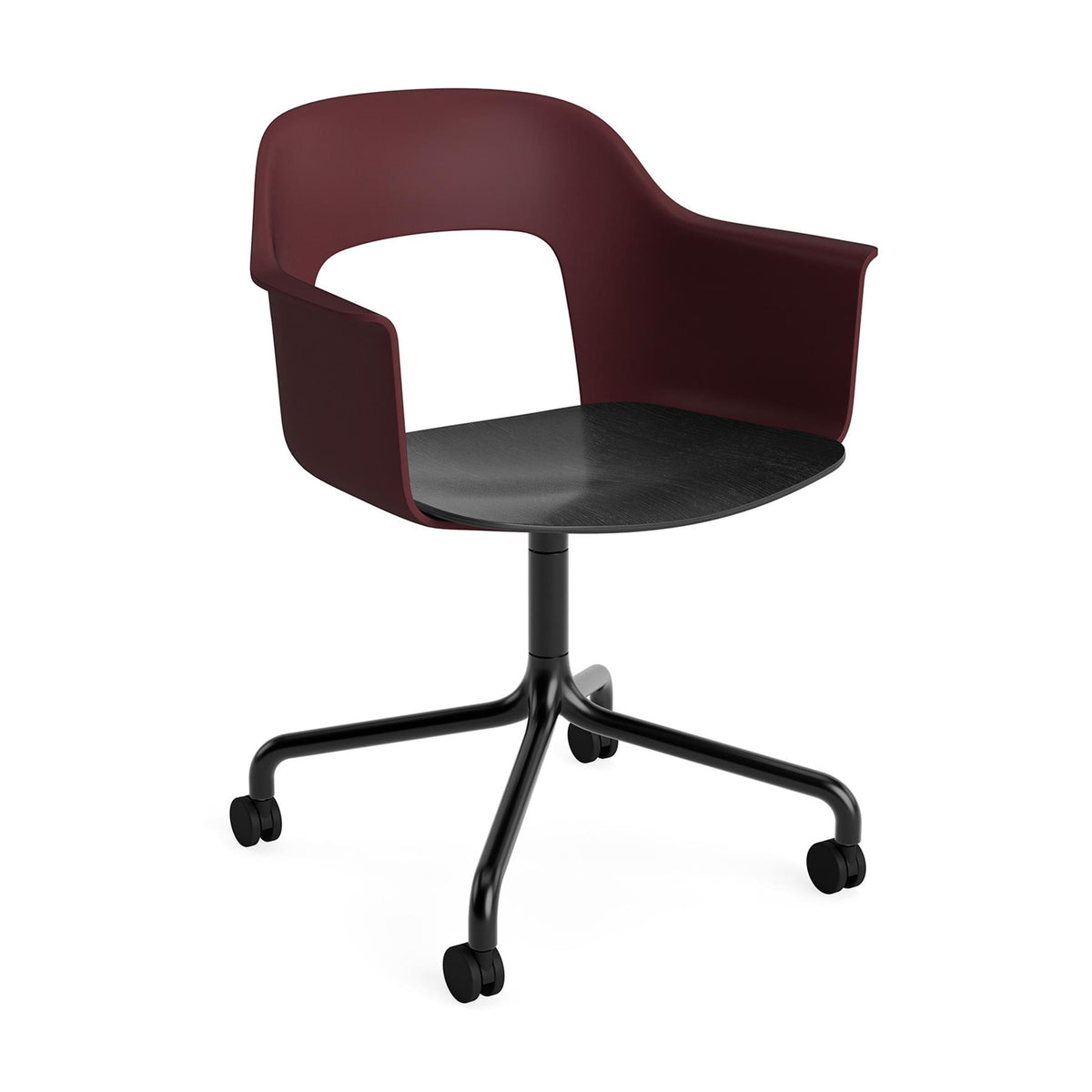 HAY Layout Armchair 262 with 4 Star Swivel Wheel Base