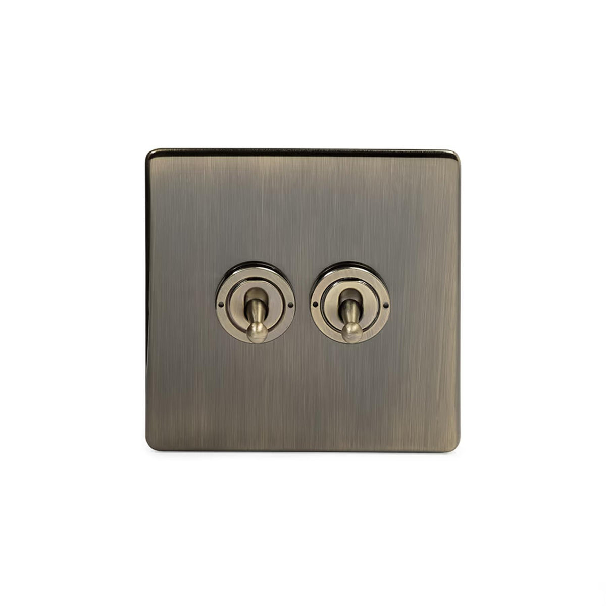 Soho Lighting Charterhouse Collection 2 Gang Intermediate Toggle Switch