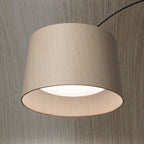 Twiggy floor light - wooden shade