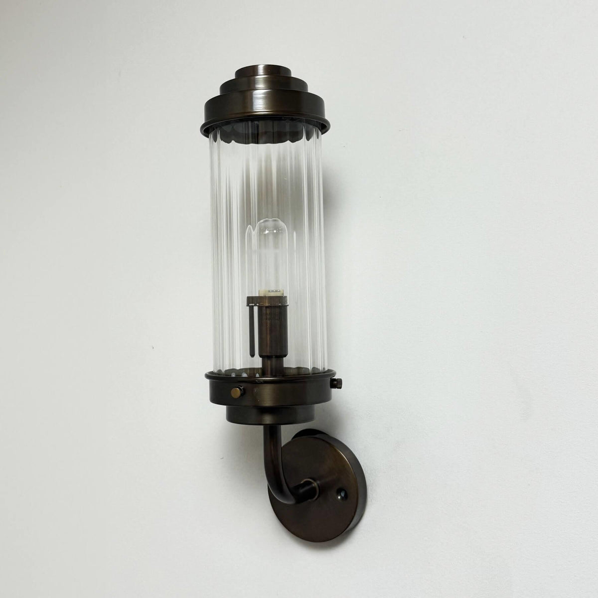 Outlet Old School Electric Pimlico Bracket Wall Light - Antique Brass