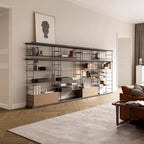 Treku Bost Shelving Unit - Walnut & Kai Black