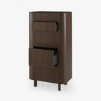 Ligne Roset Parabole Chest of Drawers in Dark Walnut