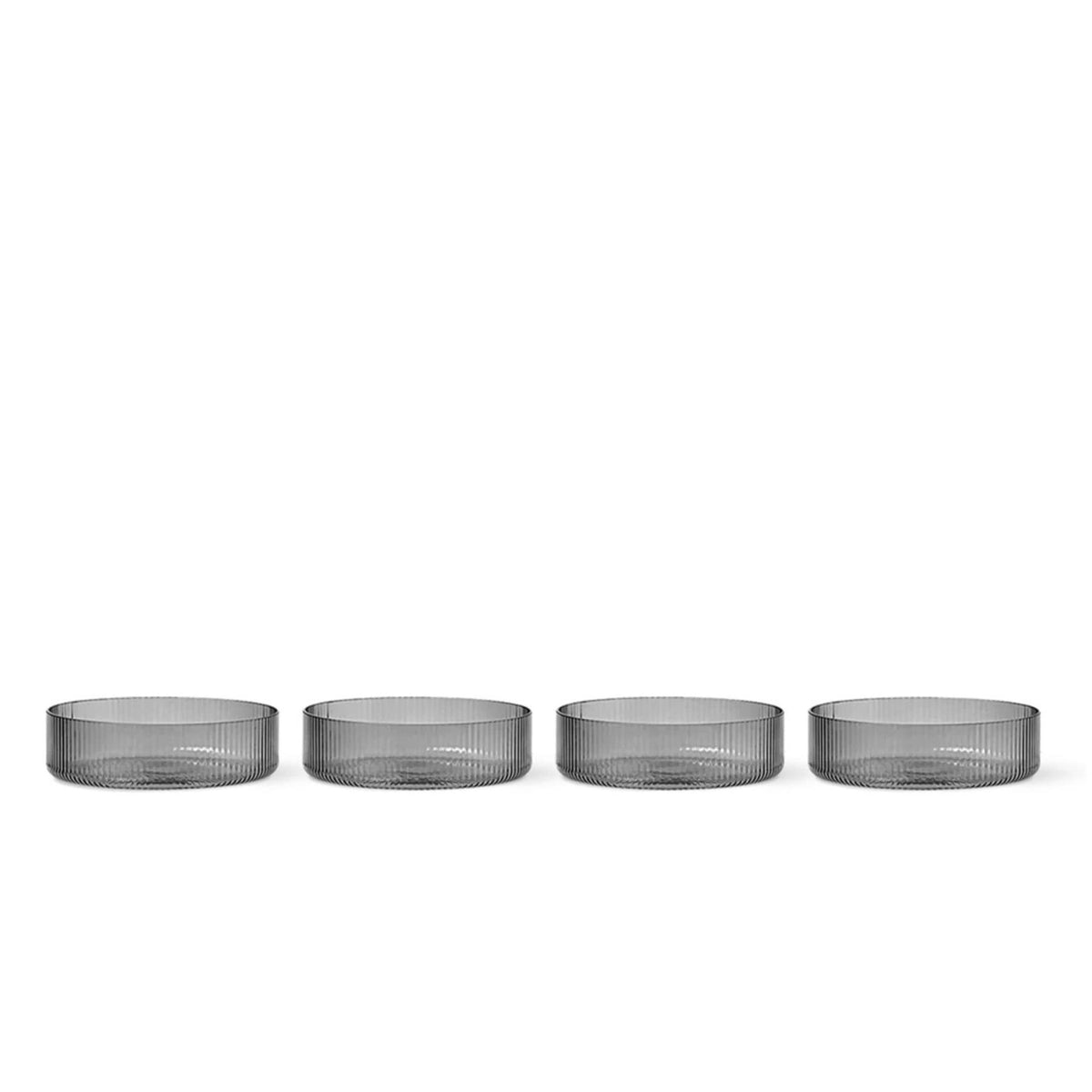 Ferm Living Ripple Serving Bowls - Set of 4