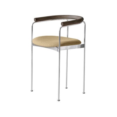 DK3 Baia Counter Stool with Wooden Back