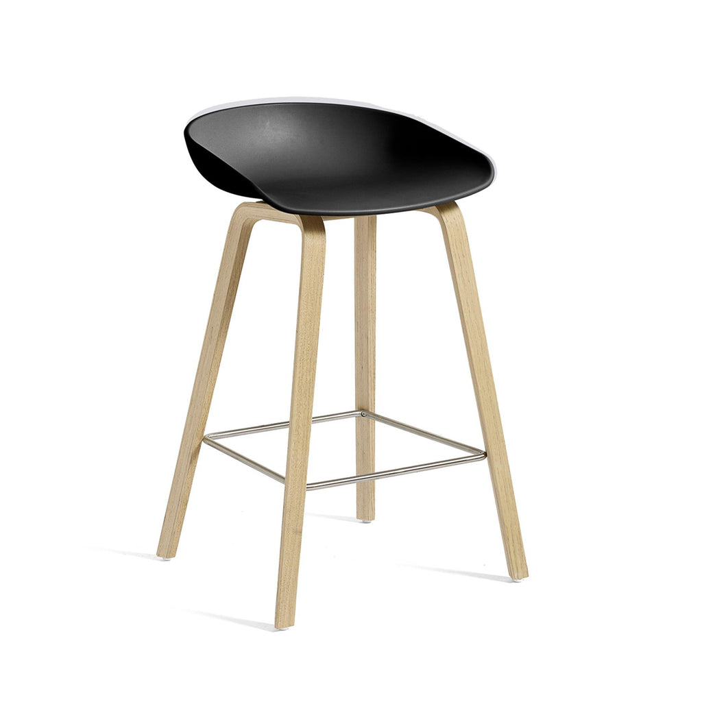 HAY About a Stool 32 Felt Gliders Breakfast Bar Stool