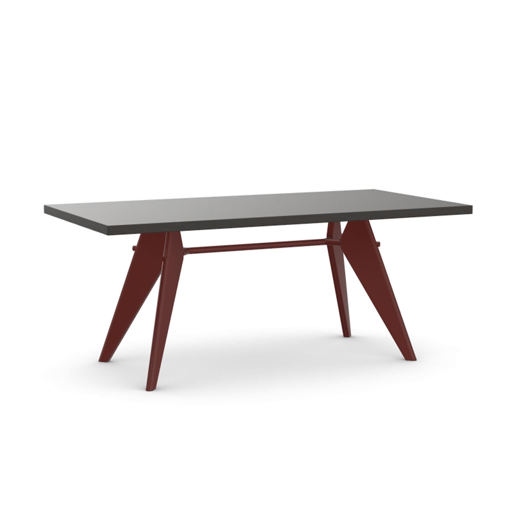 Vitra EM Dining Table with Solid Oak Top